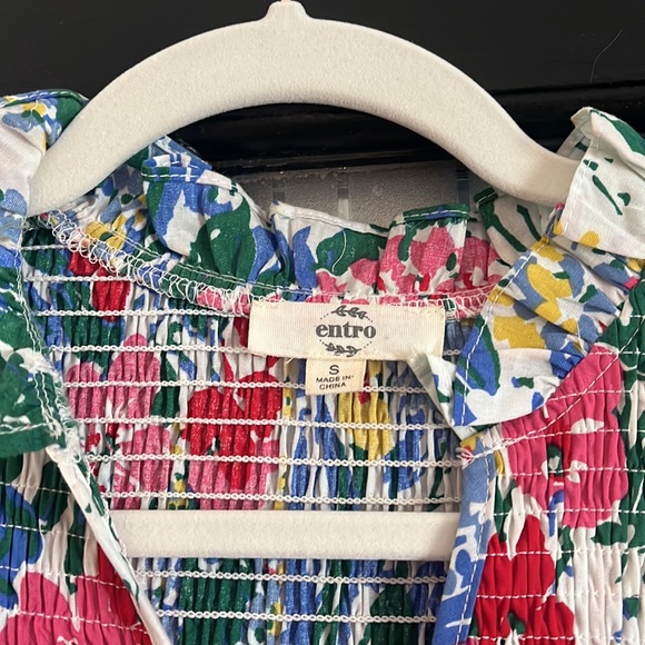 Entro Floral smocked shirt - Picture 6 of 7